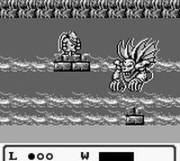 une photo d'Ã©cran de Gargoyle s Quest sur Nintendo Game Boy